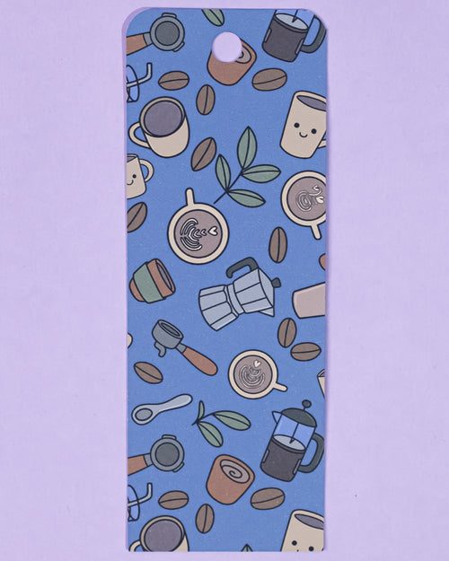 Coffee Time Bookmark | Cute Coffee Lover Bookmark