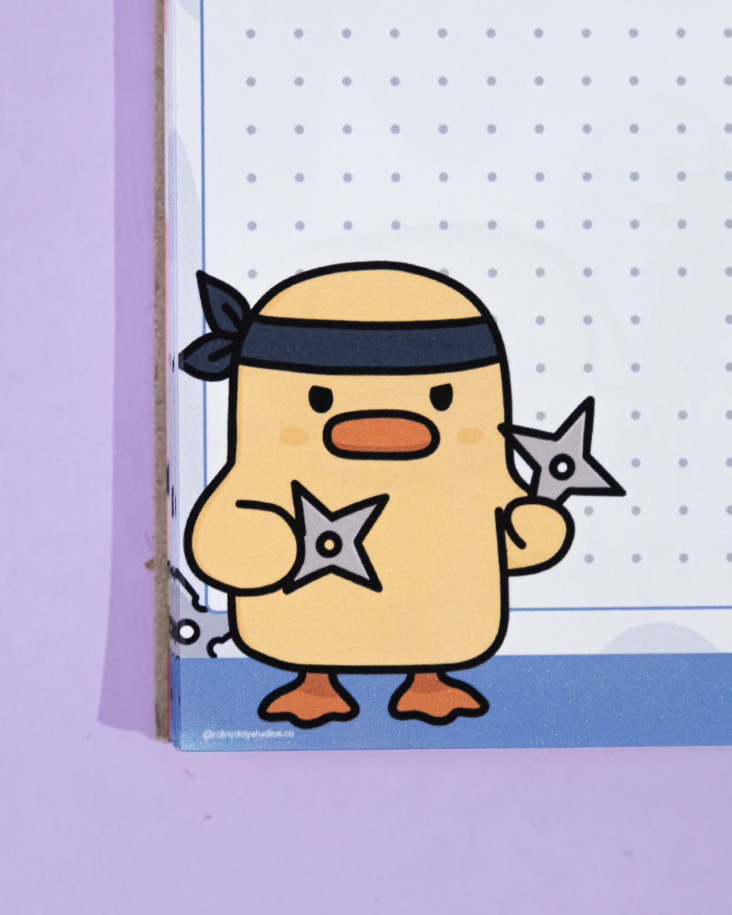 Weaponised Duck Desk Pad | Cute Chaotic A4 Desk Pad