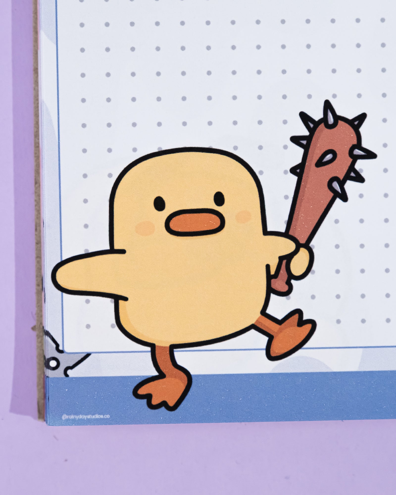 Weaponised Duck Desk Pad | Cute Chaotic A4 Desk Pad