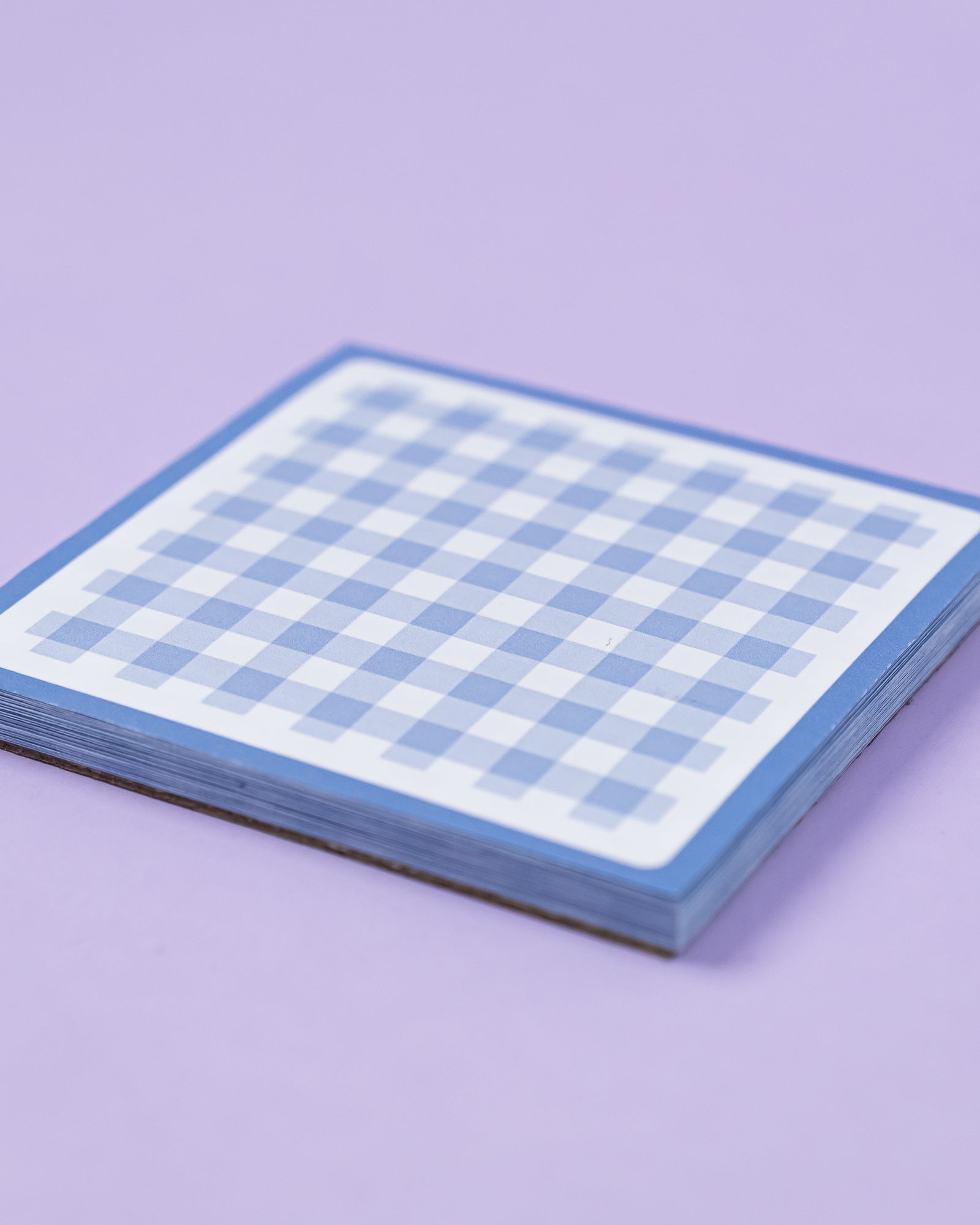 Gingham Memo Pad | Cute Spring Memo Pad - Purple