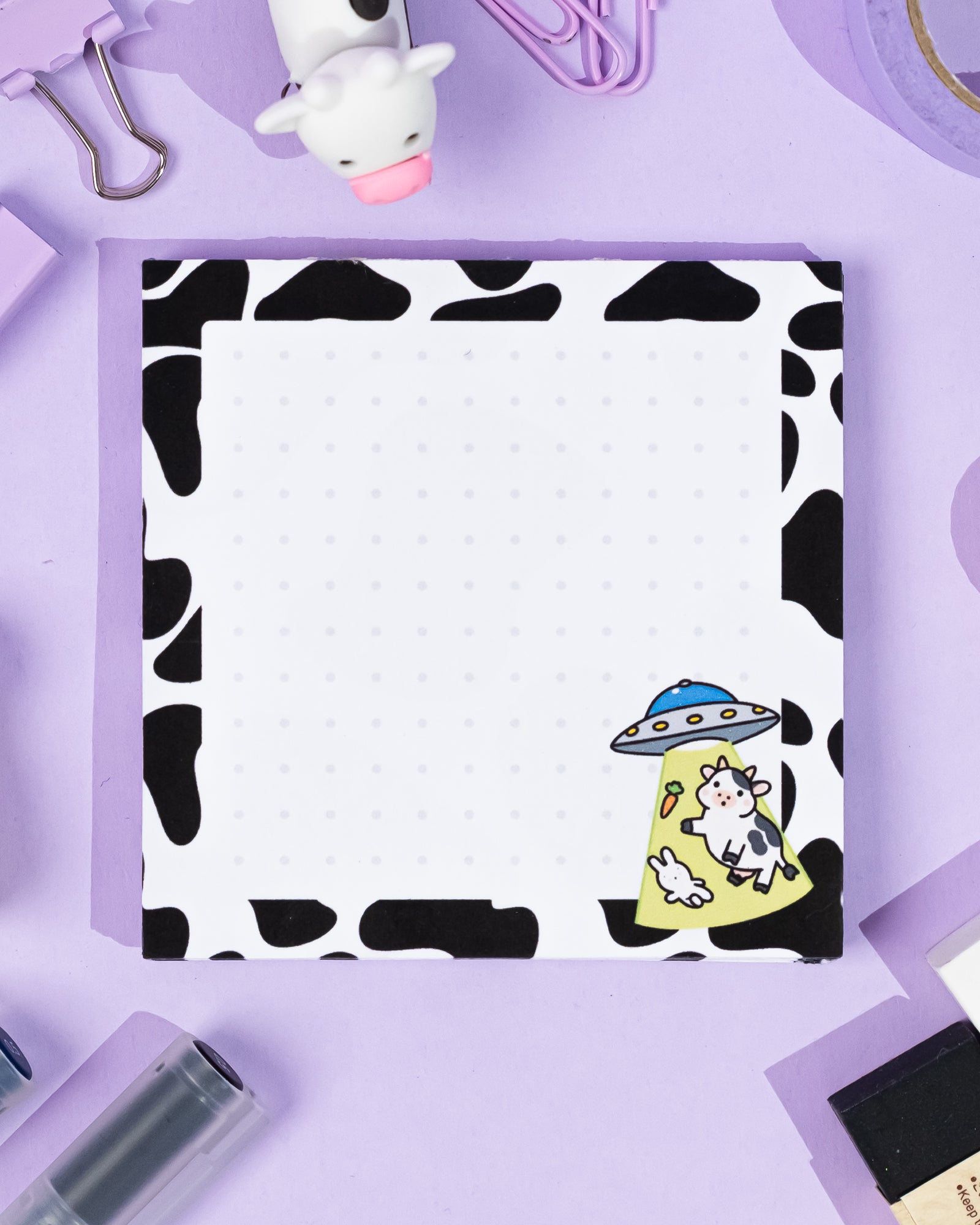 No Thoughts… Just Moo Memo Pad | Cute Cow Memo Pad