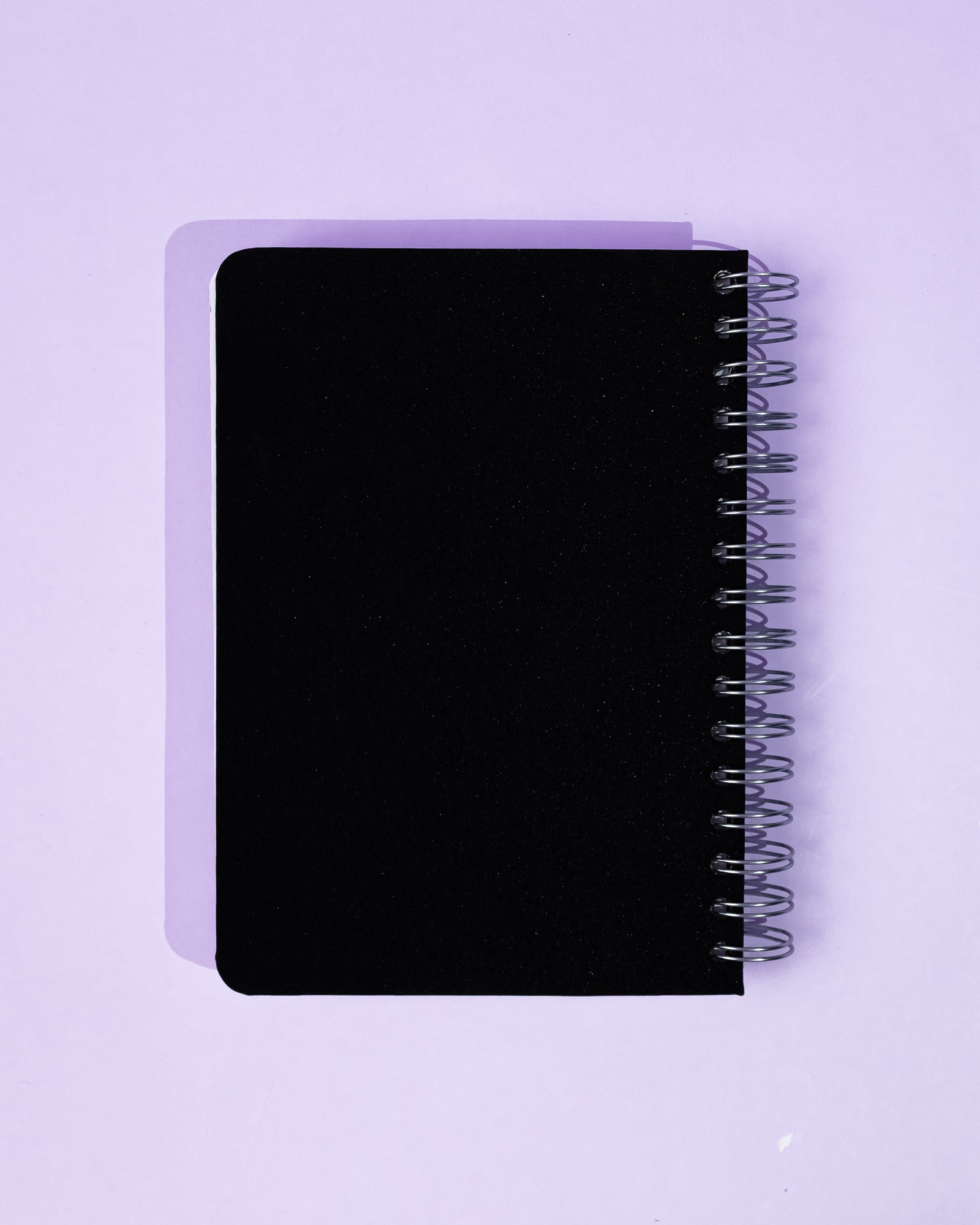 Wirebound A5 Dot Grid Notebook | Handmade Bullet Journal | 120gsm Premium Paper - Black