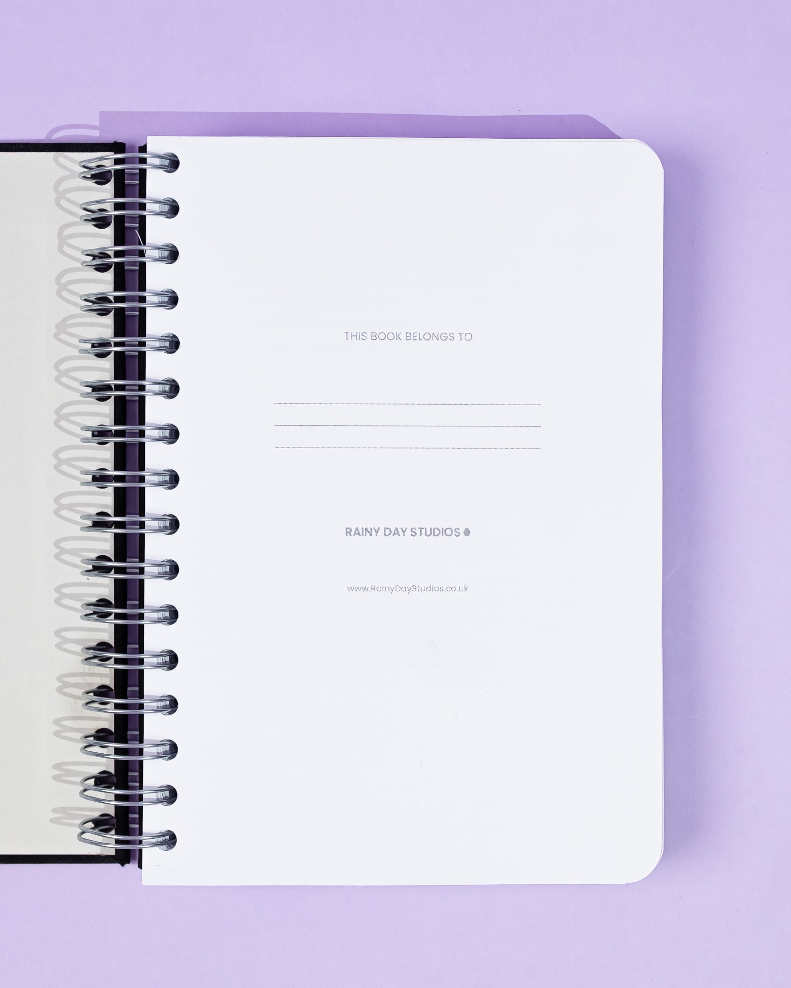 Wirebound A5 Dot Grid Notebook | Handmade Bullet Journal | 120gsm Premium Paper - Black