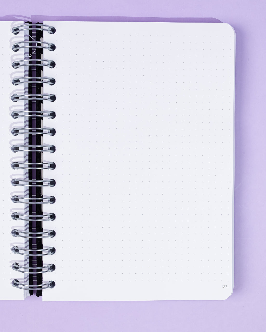 Wirebound A5 Dot Grid Notebook | Handmade Bullet Journal | 120gsm Premium Paper - Black