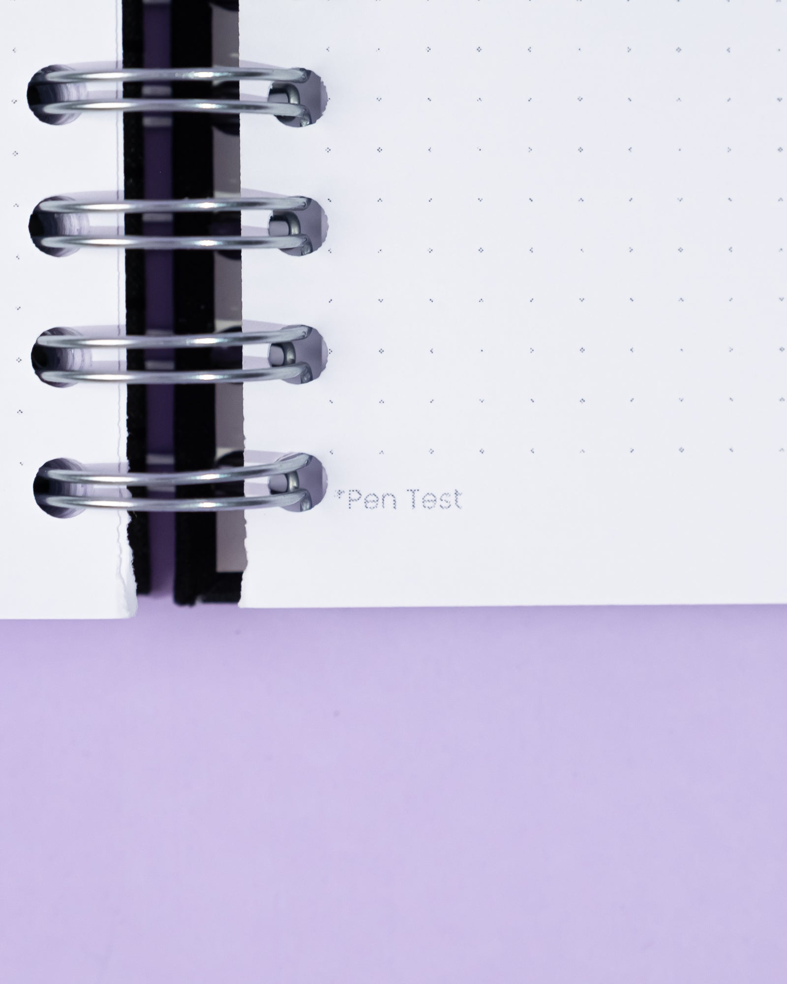 Wirebound A5 Dot Grid Notebook | Handmade Bullet Journal | 120gsm Premium Paper - Black