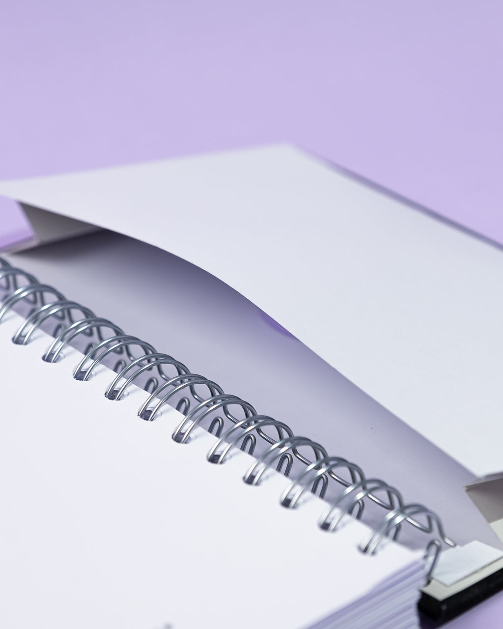 Wirebound A5 Dot Grid Notebook | Handmade Bullet Journal | 120gsm Premium Paper - Black