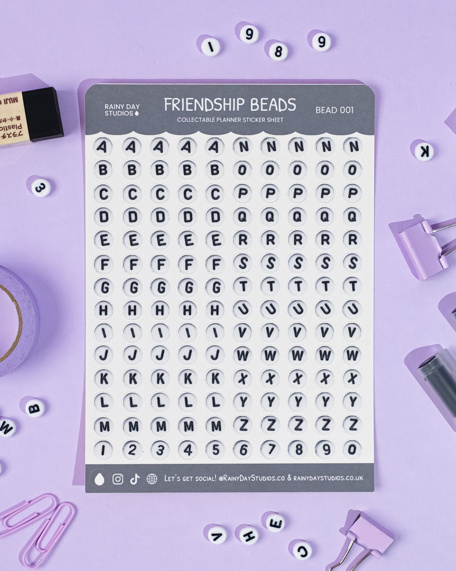 Friendship Beads | Collectable Planner Stickers