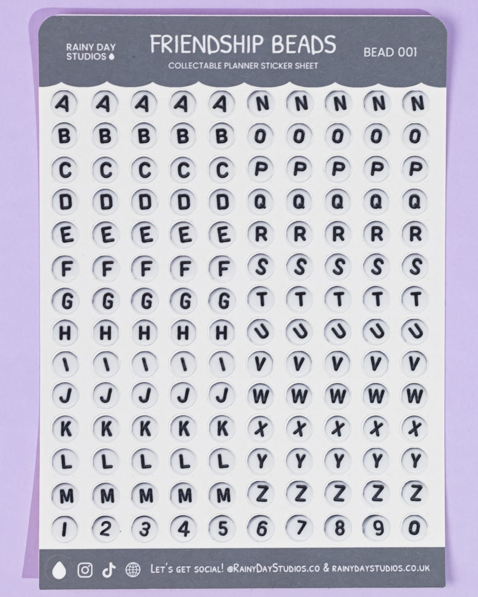Friendship Beads | Collectable Planner Stickers