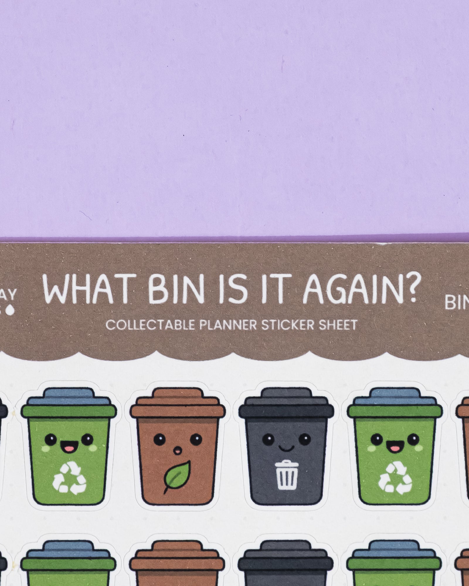 What Bin is it Again? | Collectable Planner Stickers