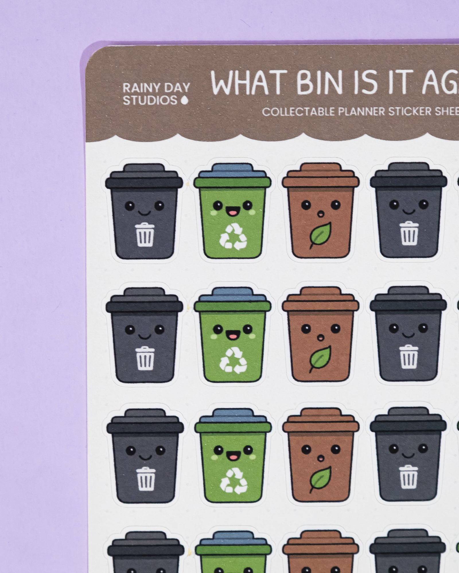 What Bin is it Again? | Collectable Planner Stickers