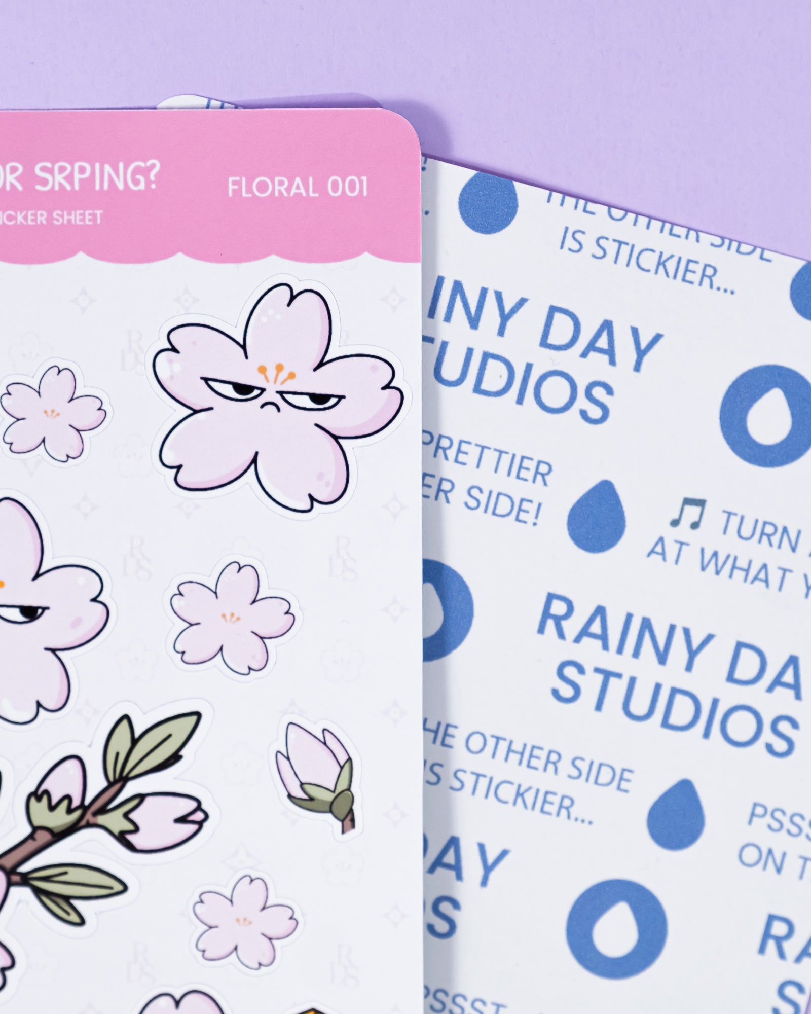 Florals... For Spring? Sticker Sheet | Groundbreaking Collectible Judgmental Floral Stickers